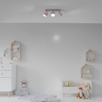 Spotlight DIXIE 3xGX53/11W/230V pink