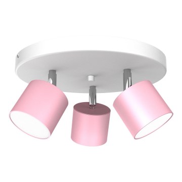 Spotlight DIXIE 3xGX53/11W/230V pink