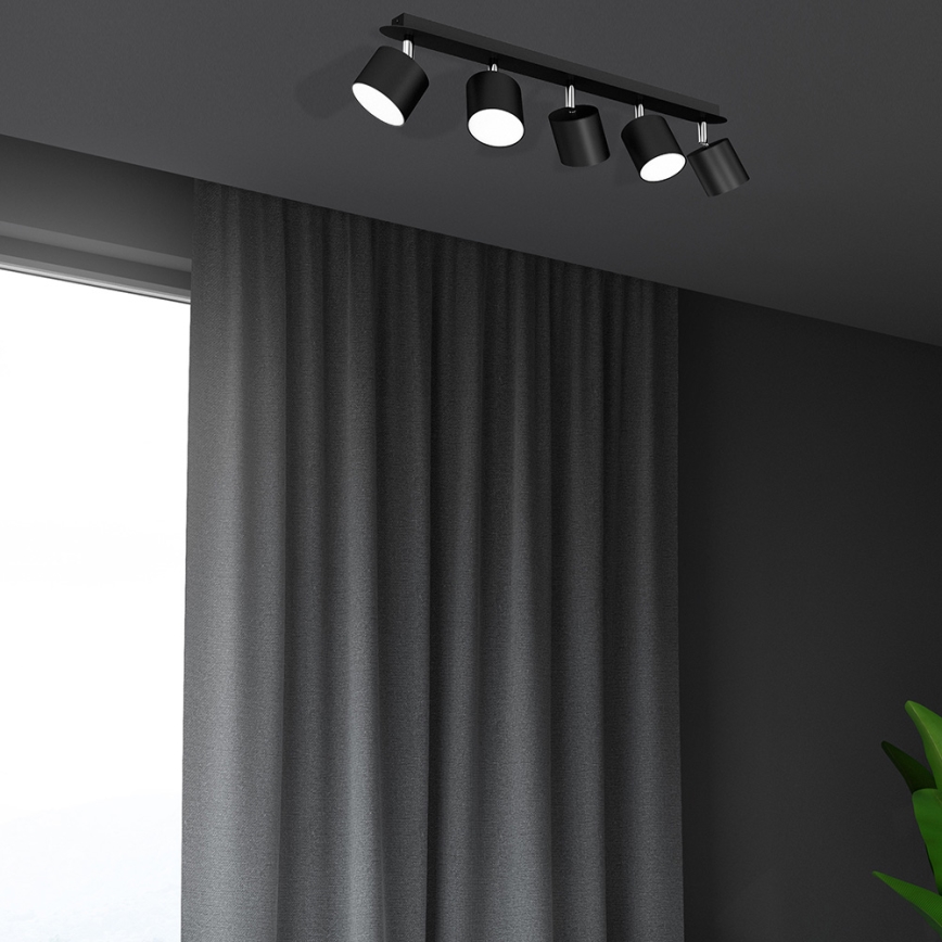 Spotlight DIXIE 5xGX53/11W/230V black
