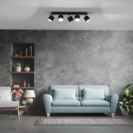 Spotlight DIXIE 5xGX53/11W/230V black