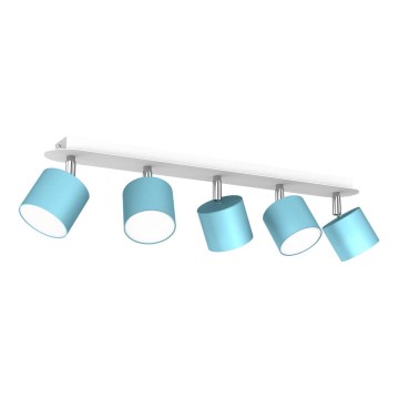 Spotlight DIXIE 5xGX53/11W/230V blue