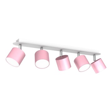 Spotlight DIXIE 5xGX53/11W/230V pink