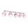 Spotlight DIXIE 5xGX53/11W/230V pink
