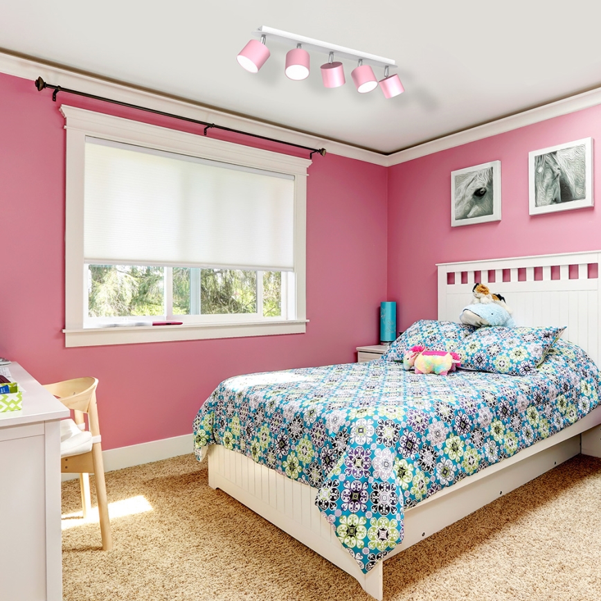 Spotlight DIXIE 5xGX53/11W/230V pink