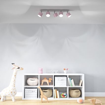 Spotlight DIXIE 5xGX53/11W/230V pink