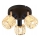 Spotlight DUBAI 3xE14/40W/230V d. 36 cm black/gold