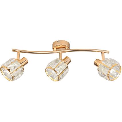 Spotlight DUBAI 3xE14/40W/230V rose gold