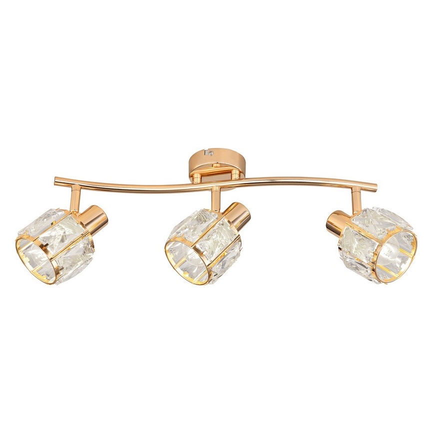Spotlight DUBAI 3xE14/40W/230V rose gold