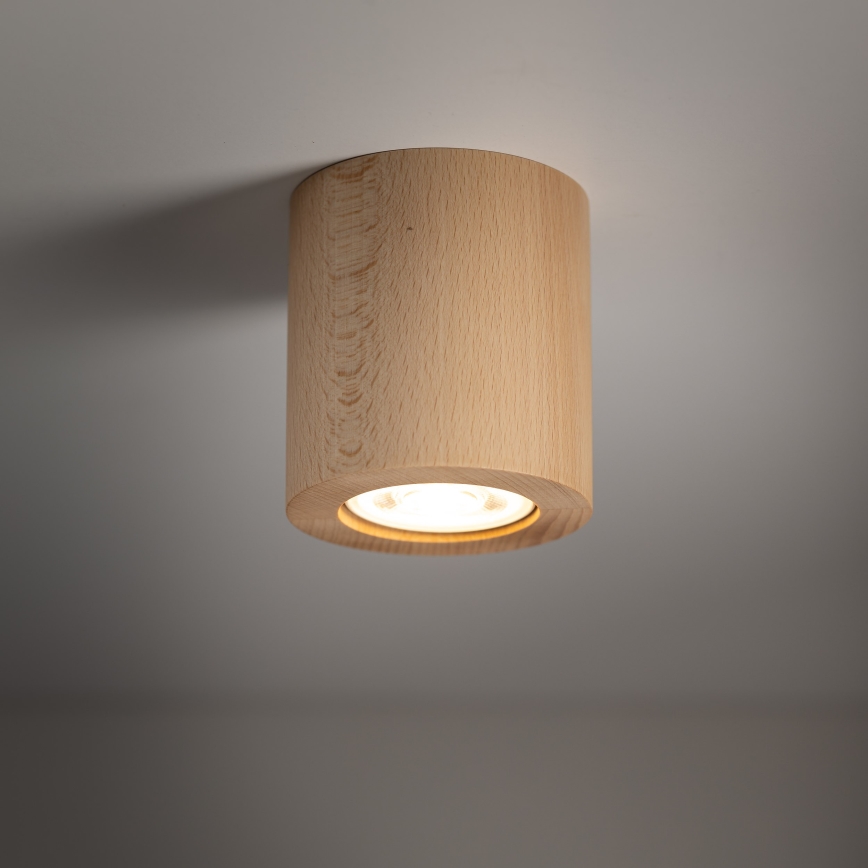 Spotlight EVE 1xGU10/10W/230V beech