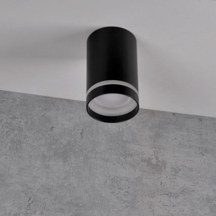 Spotlight FABRI 1xGU10/10W/230V black