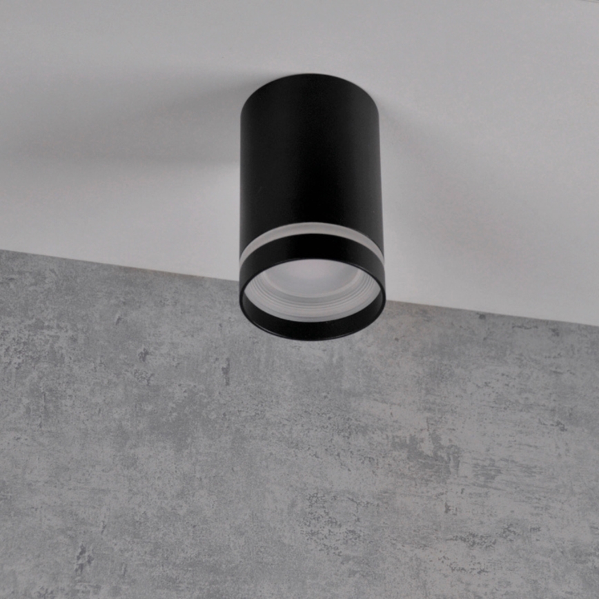 Spotlight FABRI 1xGU10/10W/230V black
