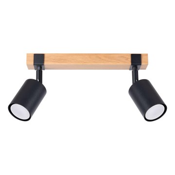 Spotlight FAGER 2xGU10/10W/230V black