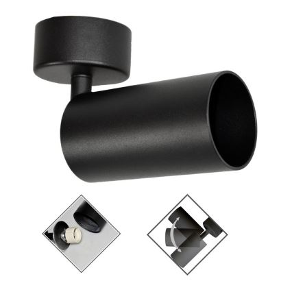 Spotlight FARGO 1xGU10/30W/230V black