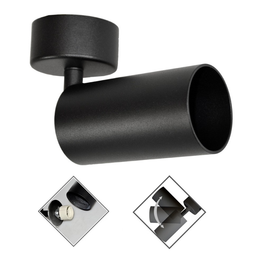 Spotlight FARGO 1xGU10/30W/230V black
