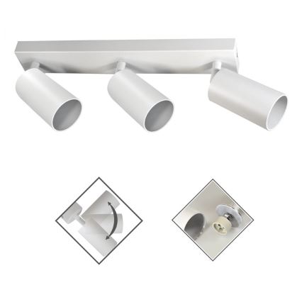 Spotlight FARGO 3xGU10/30W/230V white