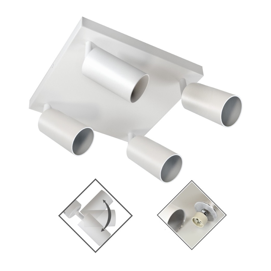 Spotlight FARGO 4xGU10/30W/230V white