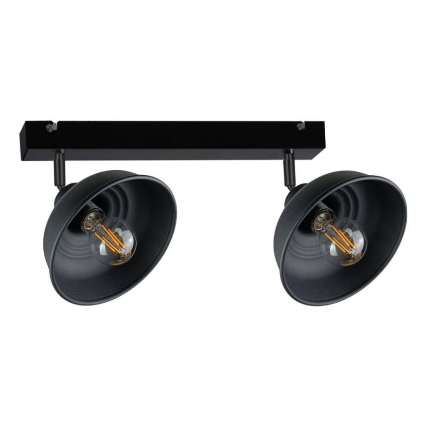 Spotlight FAUN 2xE27/60W/230V black
