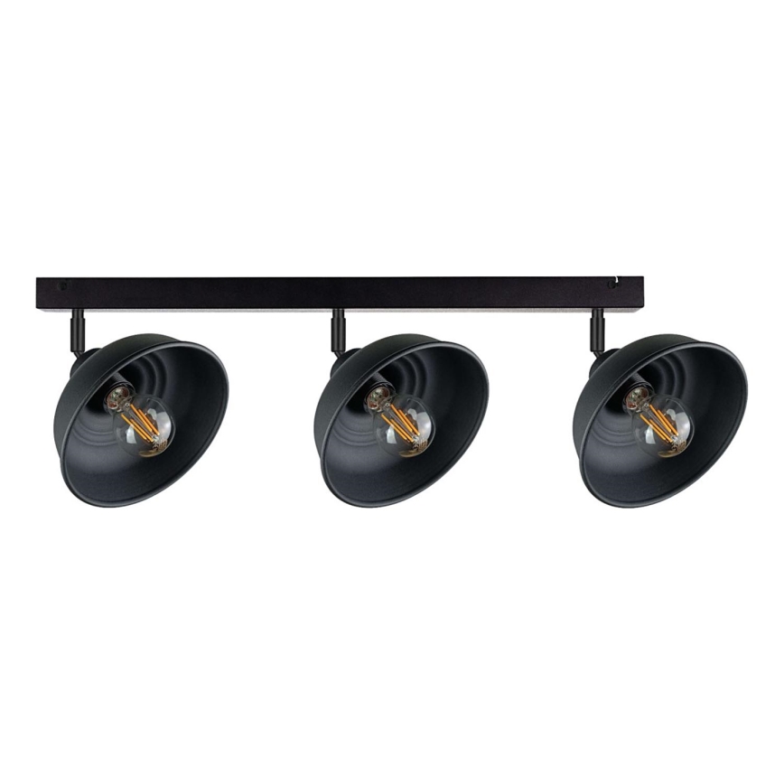 Spotlight FAUN 3xE27/60W/230V black