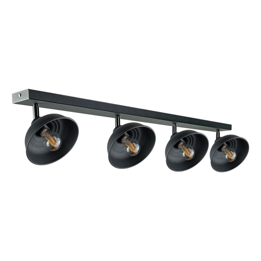 Spotlight FAUN 4xE27/60W/230V black