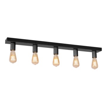 Spotlight FILO 5xE27/60W/230V black