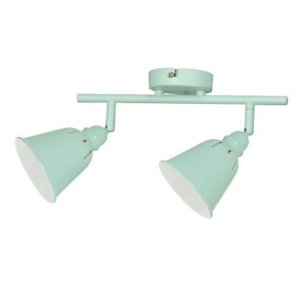 Spotlight FIONA 2xE14/8W/230V green