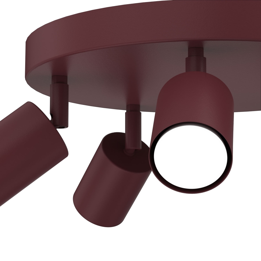 Spotlight fixture FUN 5xGU10/8W/230V burgundy