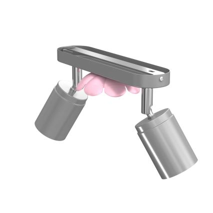 Spotlight FLOWER 2xGU10/8W/230V matte chrome