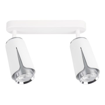 Spotlight FLOWER 2xGU10/8W/230V white