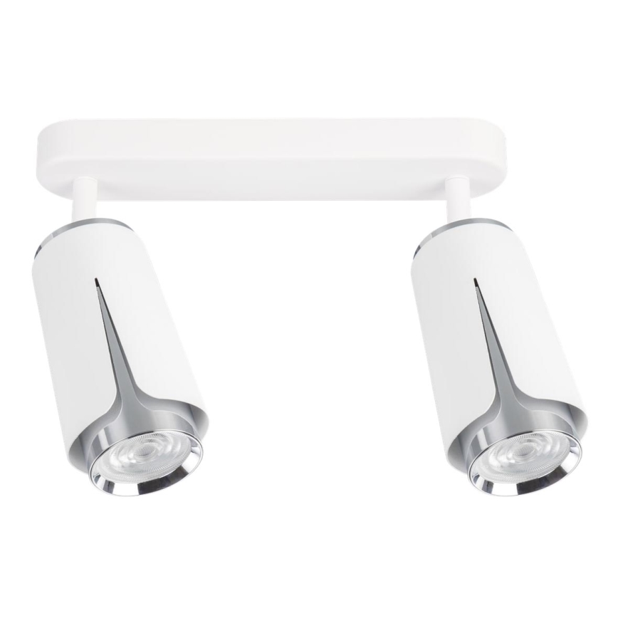 Spotlight FLOWER 2xGU10/8W/230V white