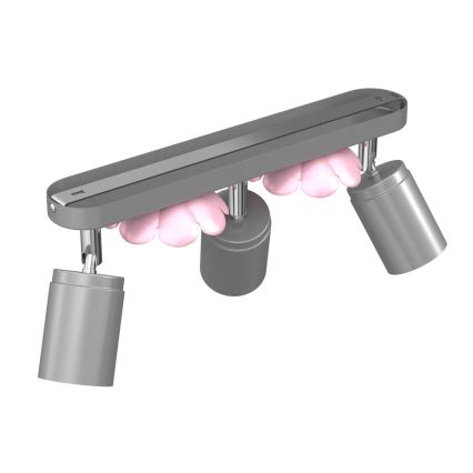 Spotlight FLOWER 3xGU10/8W/230V matte chrome