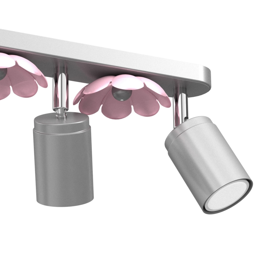 Spotlight FLOWER 3xGU10/8W/230V matte chrome