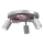 Spotlight FLOWER 3xGU10/8W/230V matte chrome