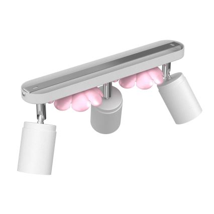 Spotlight FLOWER 3xGU10/8W/230V white