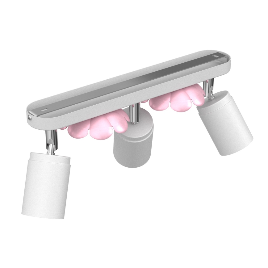 Spotlight FLOWER 3xGU10/8W/230V white