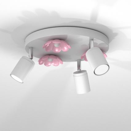 Spotlight FLOWER 3xGU10/8W/230V white