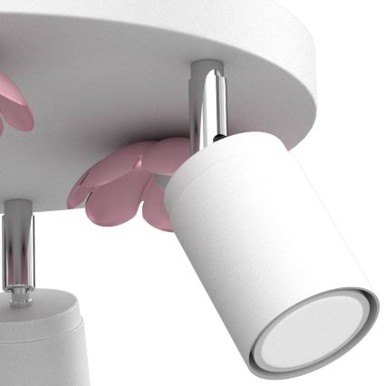 Spotlight FLOWER 3xGU10/8W/230V white