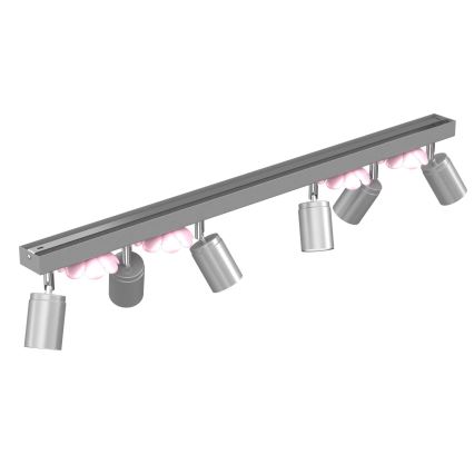 Spotlight FLOWER 6xGU10/8W/230V matte chrome