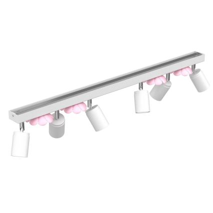 Spotlight FLOWER 6xGU10/8W/230V white