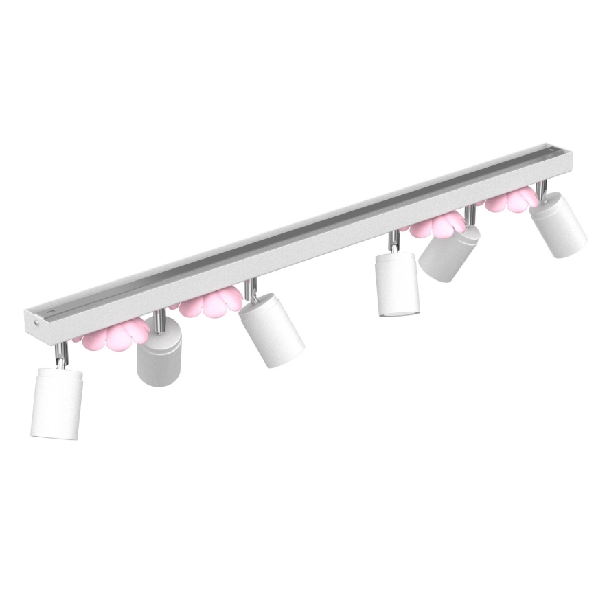 Spotlight FLOWER 6xGU10/8W/230V white