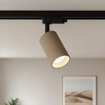 Spotlight for 1-phase PIPE track system 1xGU10/10W/230V béžová