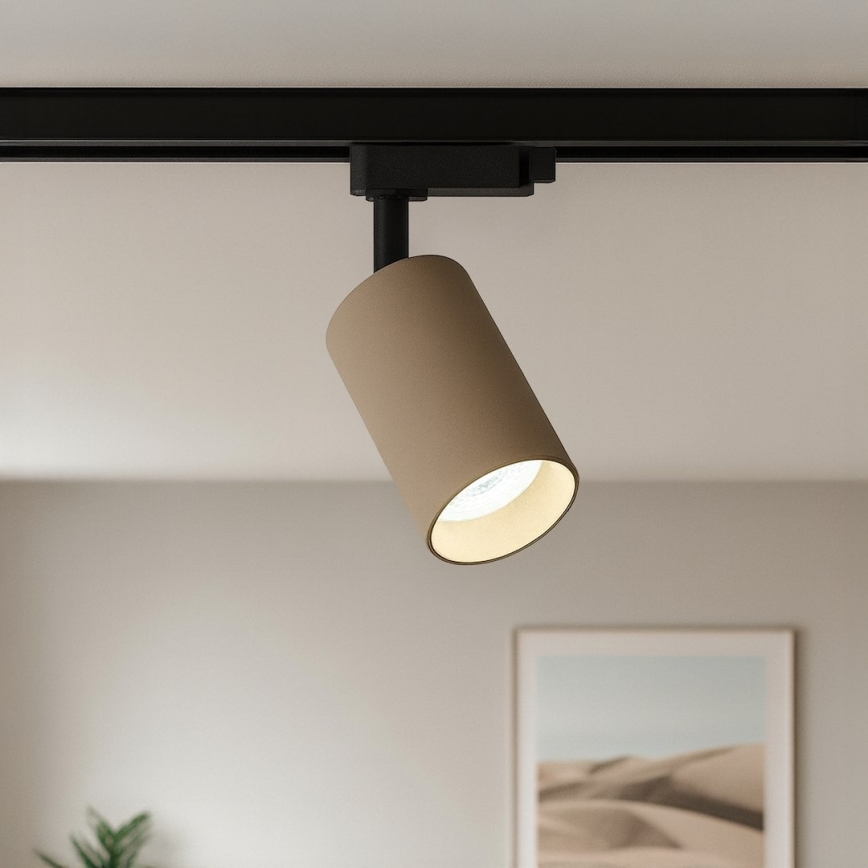 Spotlight for 1-phase PIPE track system 1xGU10/10W/230V béžová