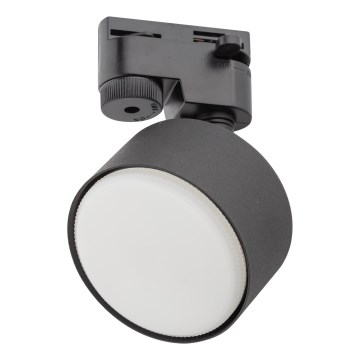 Spotlight for 1-phase rail system AVIA 1xGX53/15W/230V black
