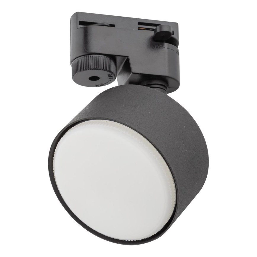 Spotlight for 1-phase rail system AVIA 1xGX53/15W/230V black