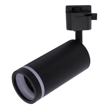 Spotlight for 1-phase rail system JET RING 1xGU10/10W/230V black