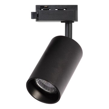 Spotlight for 1-phase rail system PIPE 1xGU10/10W/230V black