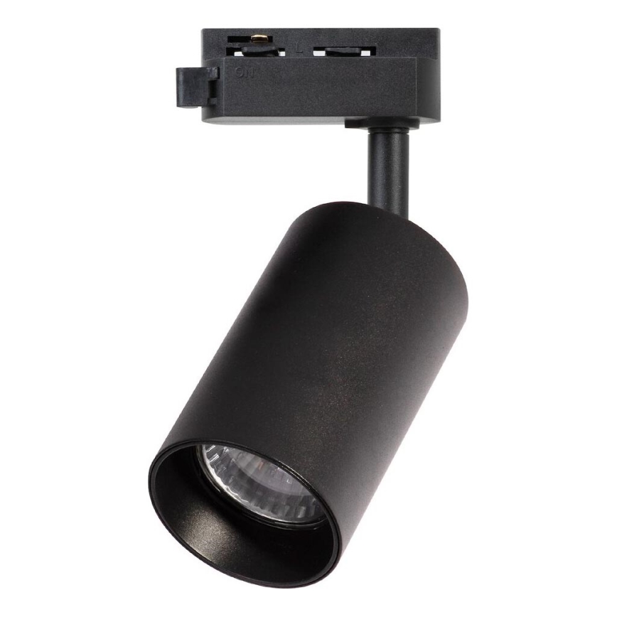 Spotlight for 1-phase rail system PIPE 1xGU10/10W/230V black