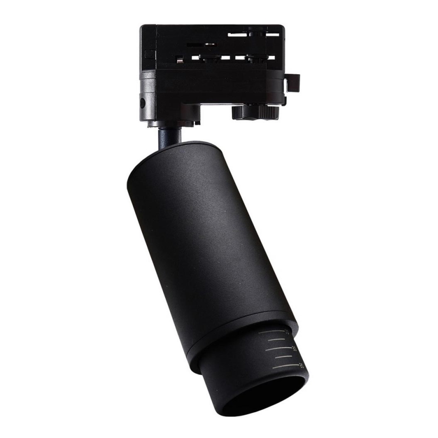 Spotlight for 3-phase rail system MICA 1xGU10/25W/230V black