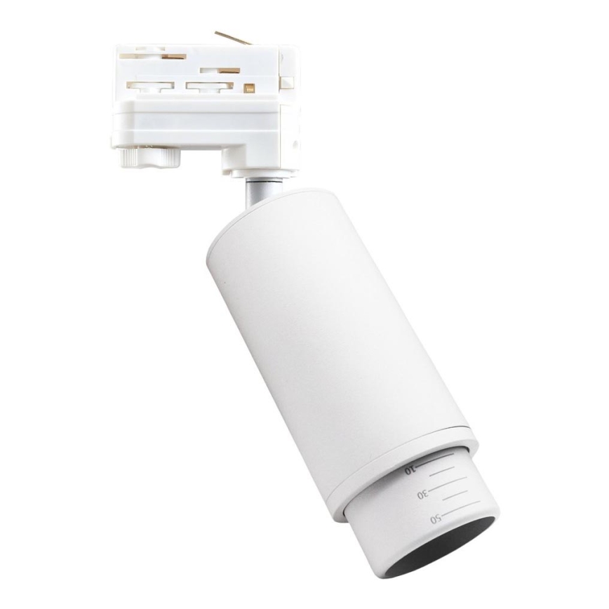 Spotlight for 3-phase rail system MICA 1xGU10/25W/230V white
