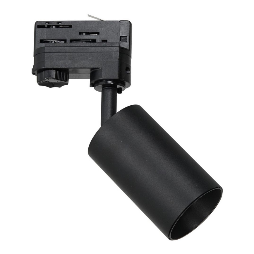 Spotlight for 3-phase rail system PIPE 1xGU10/25W/230V black