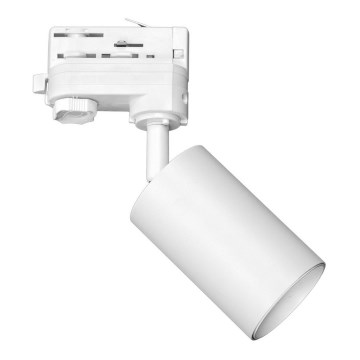 Spotlight for 3-phase rail system PIPE 1xGU10/25W/230V white